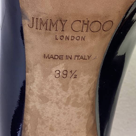 Jimmy Choo Romy Black Patent Pump - 39.5 - Picture 8 of 9